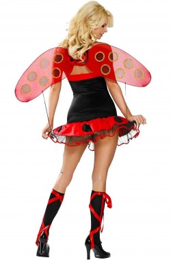 Vestito lady bug per carnevale o halloween