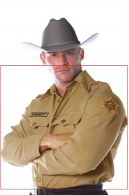 Camicia da poliziotto americano sceriffo