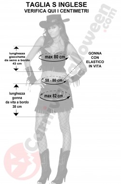 Misure vestito da cowgirl