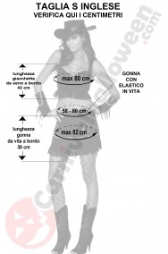 Misure vestito da cowgirl