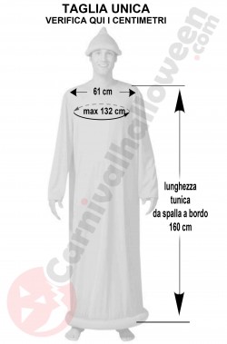 Misure del costume da preservativo per addio al celibato
