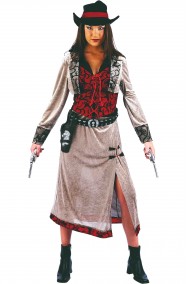 Costume donna Cowgirl con gonna