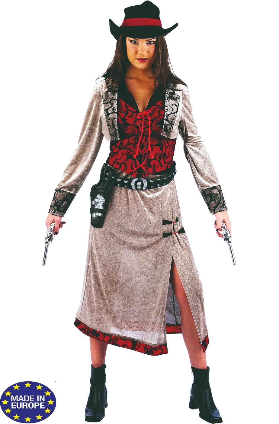 Costume da donna Cowgirl con gonna