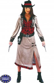 Costume da donna Cowgirl con gonna