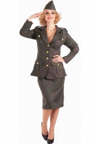Costume da soldatessa americana seconda guerra mondiale