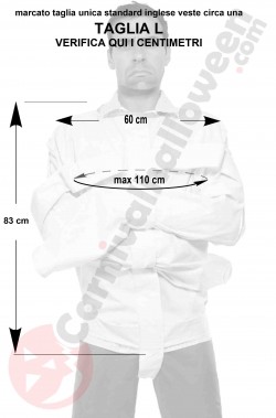 Misure della camicia di forza taglia L
