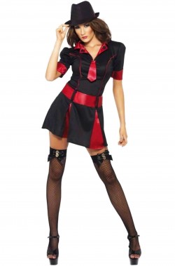 Costume donna sexy Gangster