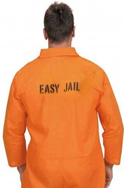 Costume da Carcerato Americano Arancione