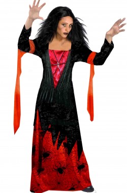 Costume da strega dei ragni lungo e comodo