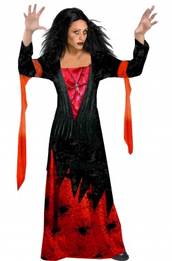 Costume da strega dei ragni lungo e comodo