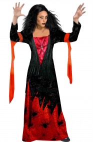 Costume da strega dei ragni lungo e comodo