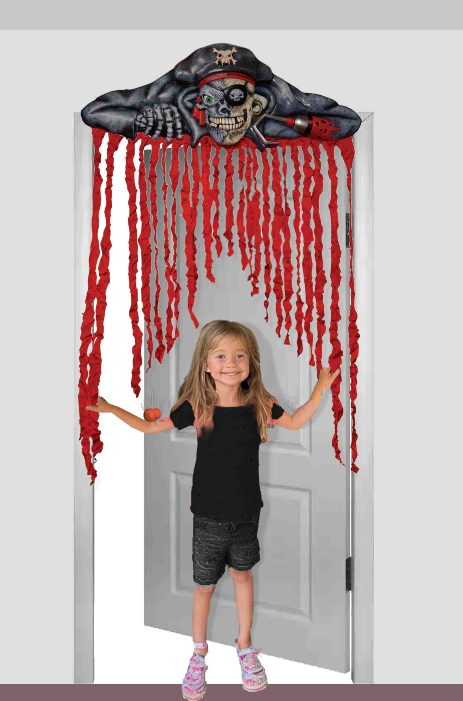 Decorazione halloween festa pirati da appendere sovraporta