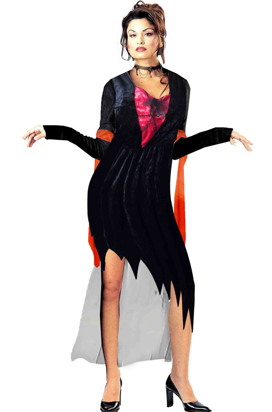 Costume da strega dei ragni corto Costume da strega dei ragni corto