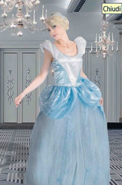Abito Cenerentola Principessa Azzurra
