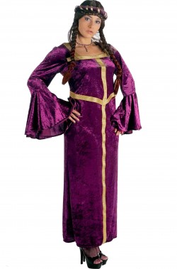 Costume dama medievale donna adulta medusa o elfa o celtica