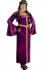 Costume dama medievale donna adulta medusa o elfa o celtica