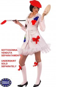 Vestito di carnevale donna pittrice spiritosa