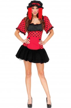 Costume donna sexy bambola o coccinella