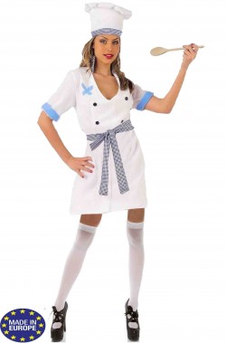 Masterchef costume cuoca chef donna
