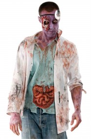 Vestito Halloween uomo Zombie dottore Walking Dead