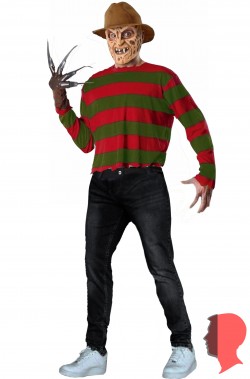 Costume di Freddy Krueger adulto set completo