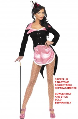 Costume cabaret donna a frac coniglietta