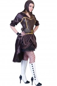 Vestito steampunk donna pilota di mongolfiera