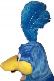 Mascotte di Bip Bip roadrunner adulto