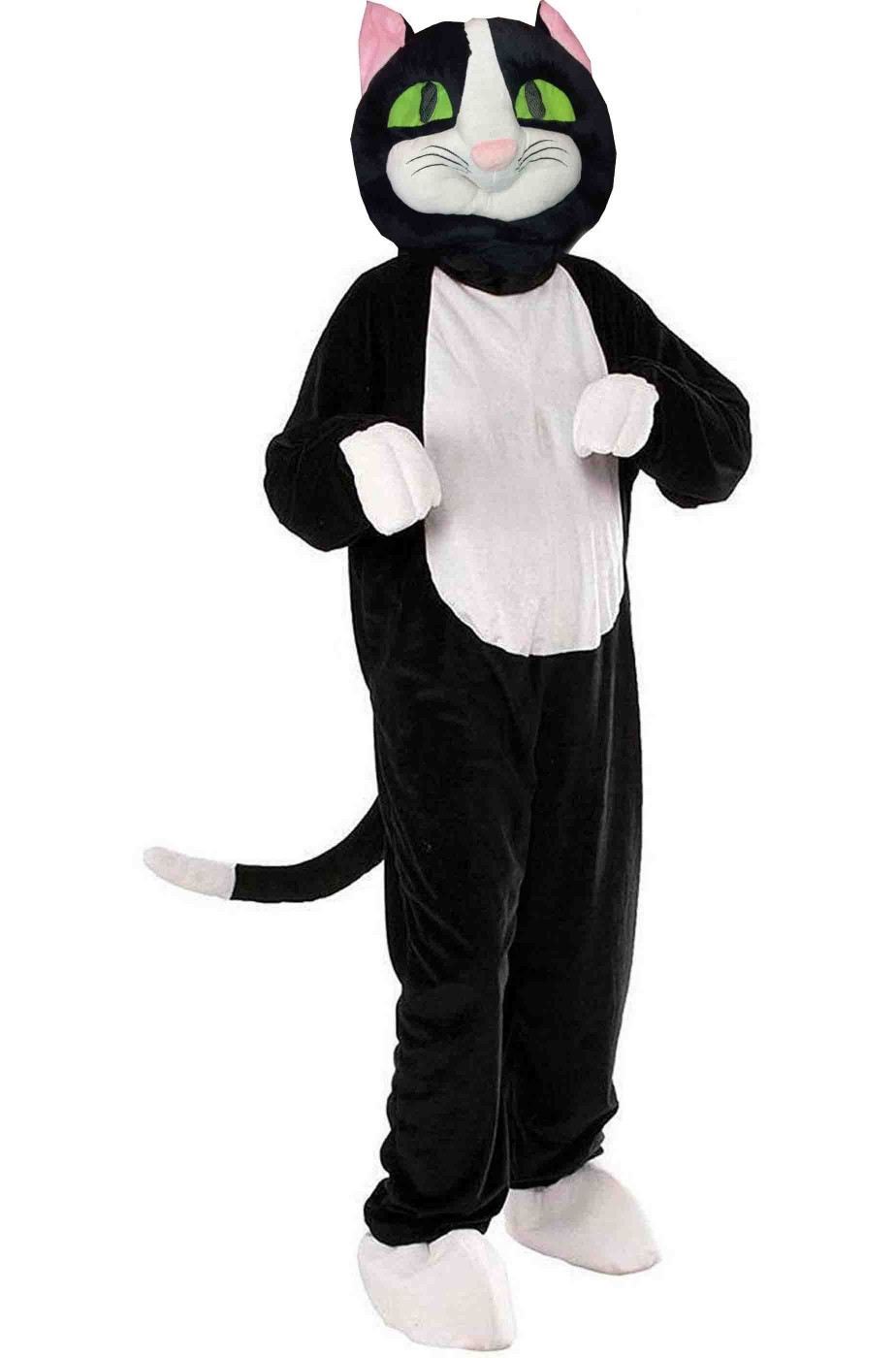 Mascotte da gatto costume di carnevale a testa intera Mascotte da gatto costume di carnevale a testa intera