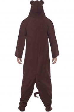 Vestito da scimmia adulto marrone