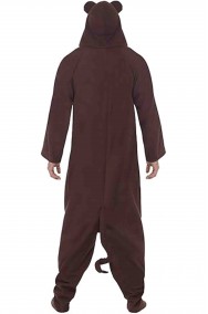 Vestito da scimmia adulto marrone