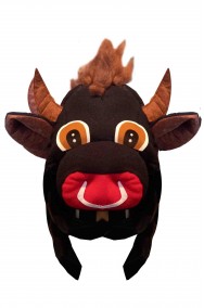 Maschera del costume da toro adulto