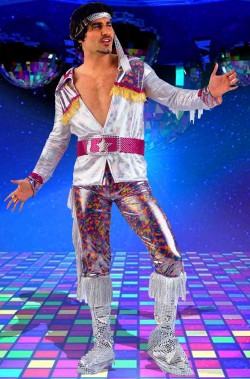 Vestito anni 70 uomo disco dancer