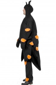 Vestito carnevale da ragno nero adulto