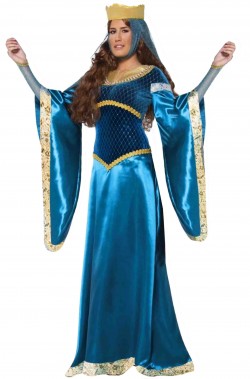Costume medievale donna Regina Marian
