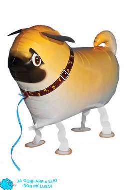 Animaletto gonfiabile a forma di cane carlino