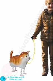 Palloncino gonfiabile gatto che cammina