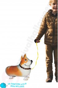 Palloncino gonfiabile cane pinscher che cammina
