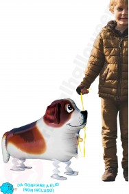 Palloncino gonfiabile che cammina: cane sanbernardo
