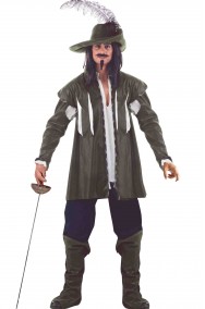 Vestito da spadaccino cavaliere del 700
