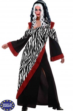 Vestito di Halloween donna  Frankenstein con parrucca