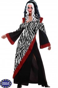 Vestito di Halloween donna  Frankenstein con parrucca