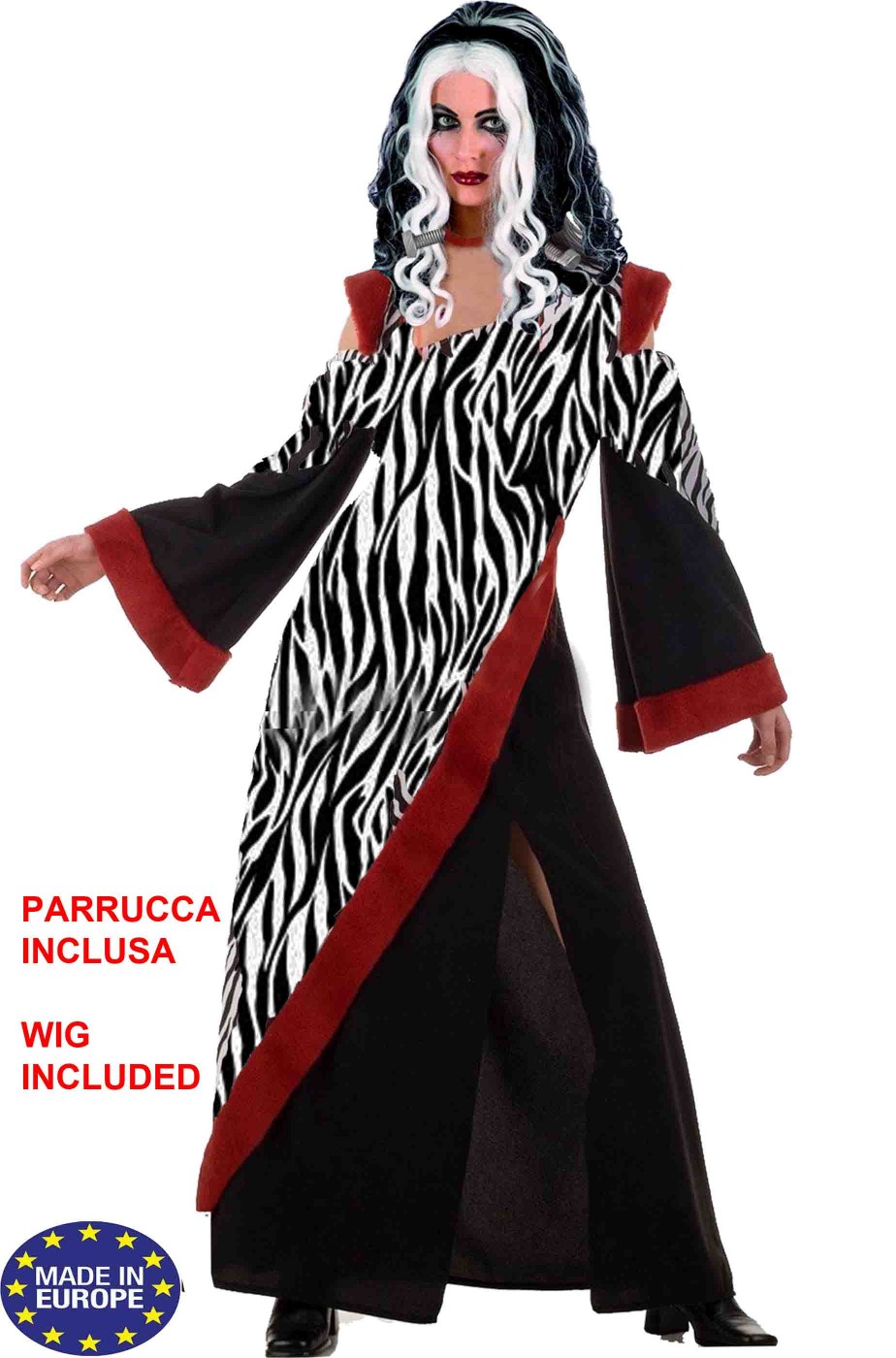 Costume Halloween monster bride donna di Frankenstein