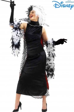 Vestito di Crudelia Demon adulta originale Disney