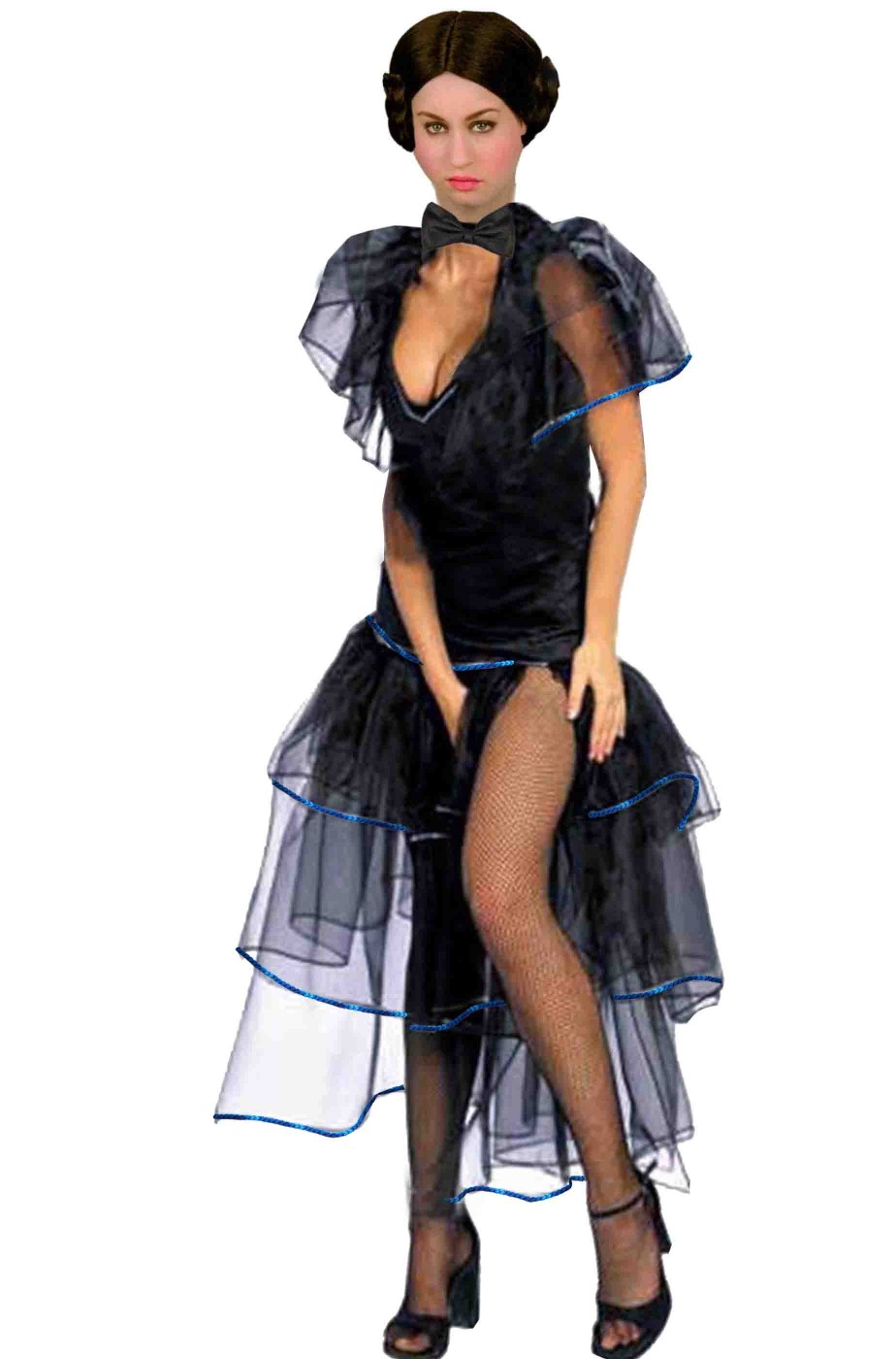 Costume di Mercoledì al ballo con spacco