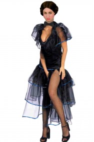 Costume di Mercoledì al ballo con spacco
