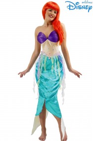 Costume carnevale adulta Ariel La Sirenetta Disney