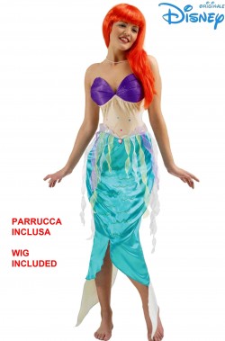 Costume di Ariel La Sirenetta adulta