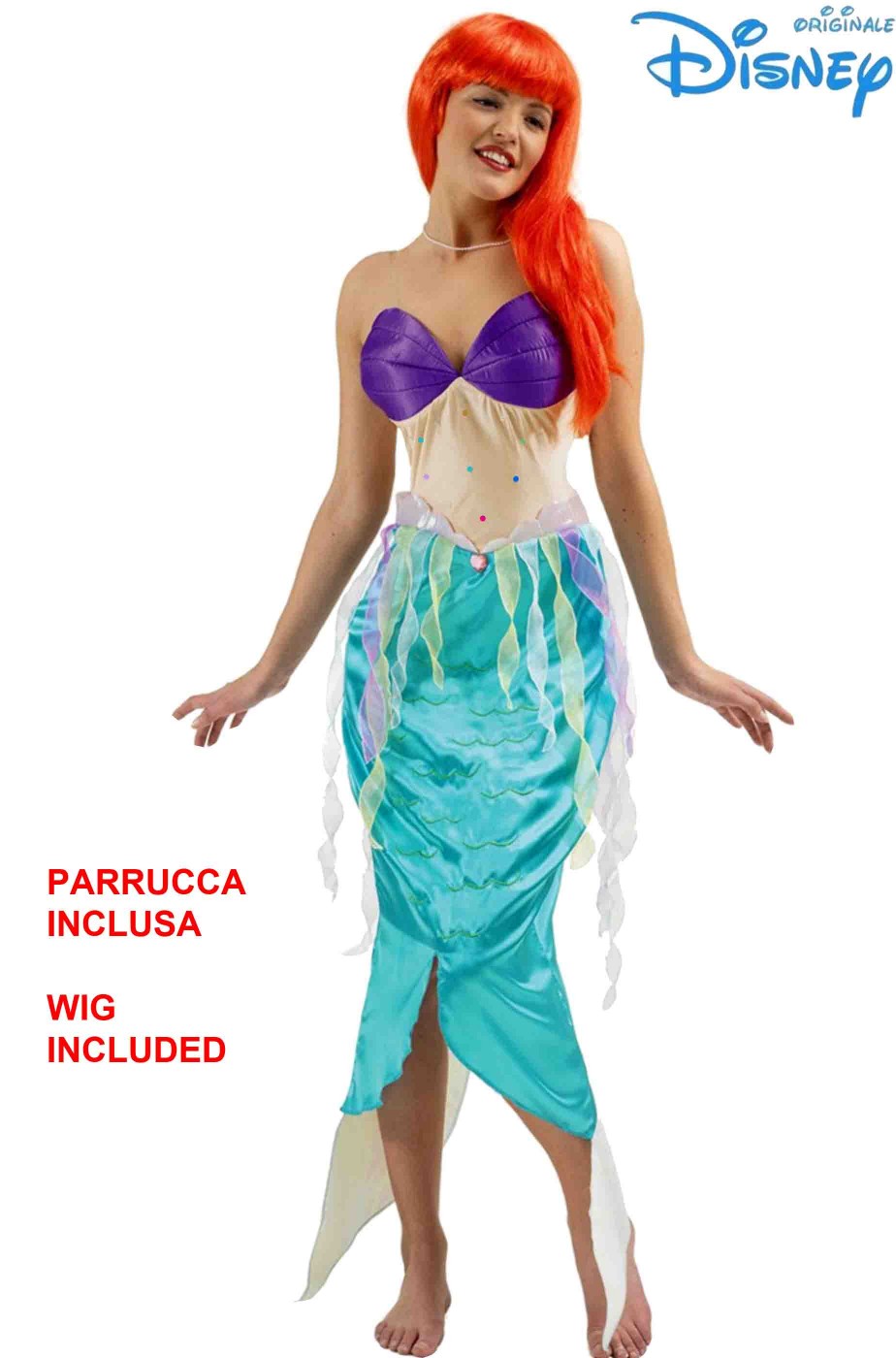 Costume di Ariel La Sirenetta adulta Costume di Ariel La Sirenetta adulta