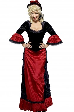 Vestito dama dell'800 vittoriana